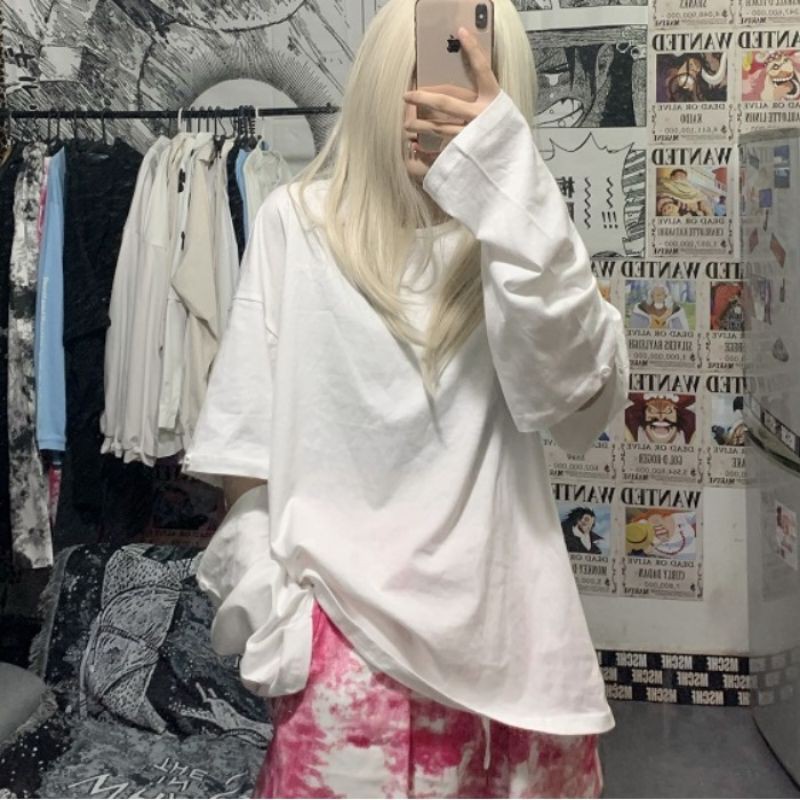 (order) áo thun form rộng rời tay ulzzang hàng Quảng Châu kèm hình thật