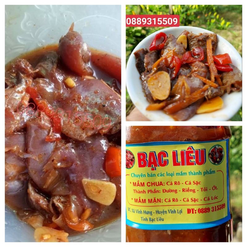 Mắm cá đồng Bạc Liêu  500gram