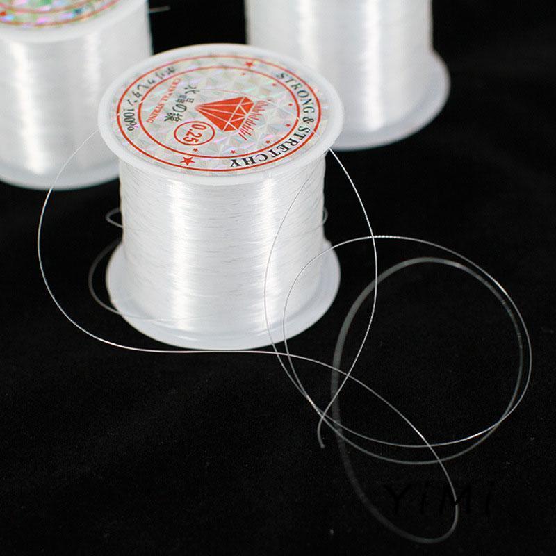 Cuộn Dây Nylon Co Giãn Trong Suốt Dùng Làm Vòng Tay/Vòng cổ