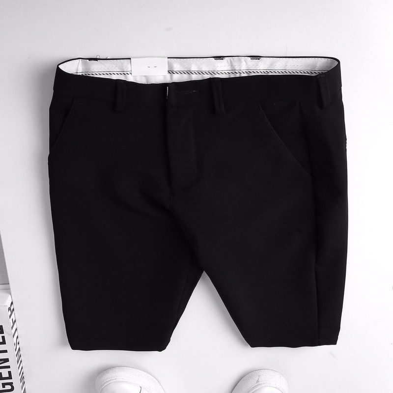 Quần short tây nam Gấu 194 vải kaki âu mềm mịn, co dãn nhẹ - form slimfit [ Có Big Size ] | BigBuy360 - bigbuy360.vn