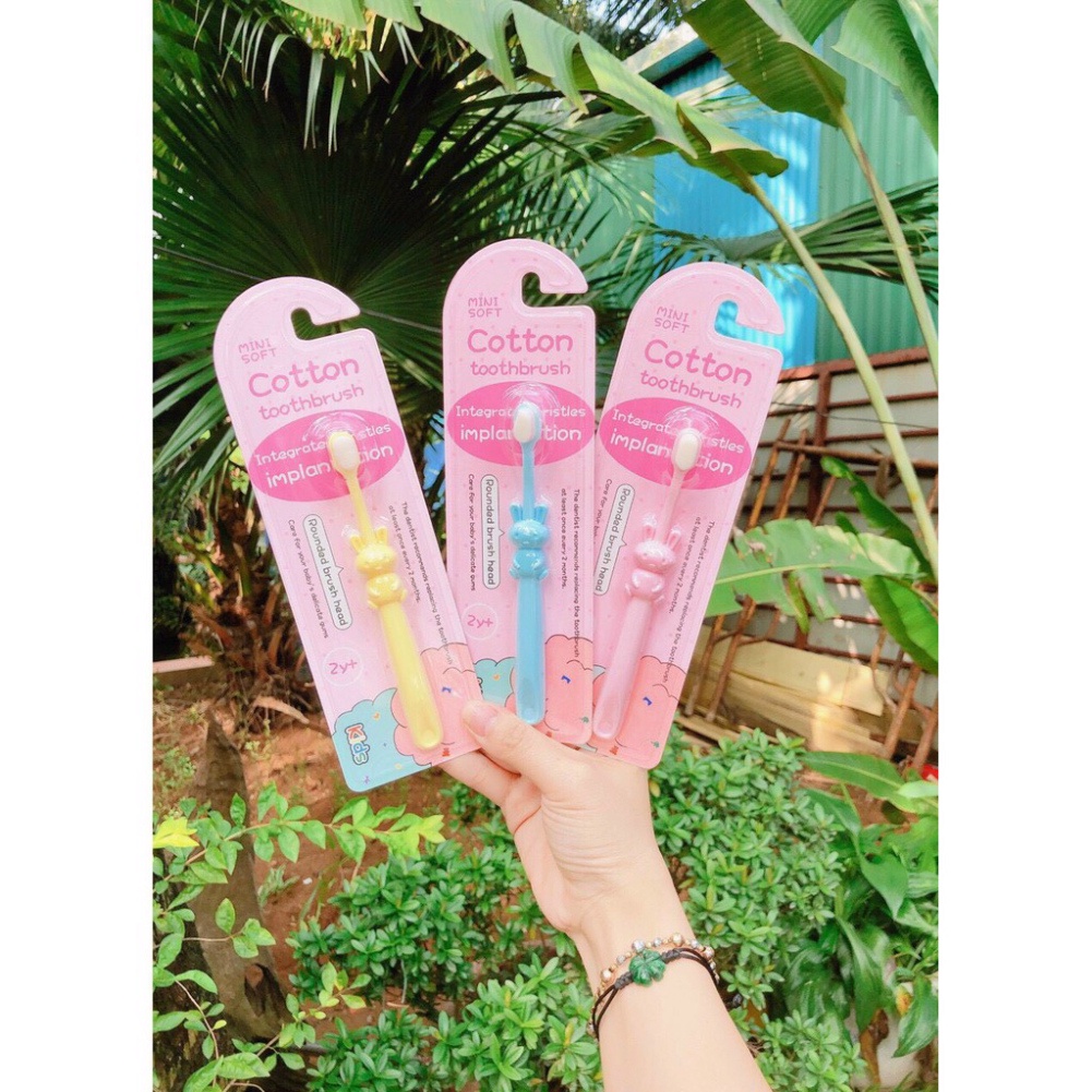 Bàn chải đánh răng cho bé lông tơ siêu mềm - Bàn chải đánh răng trẻ em lông mềm