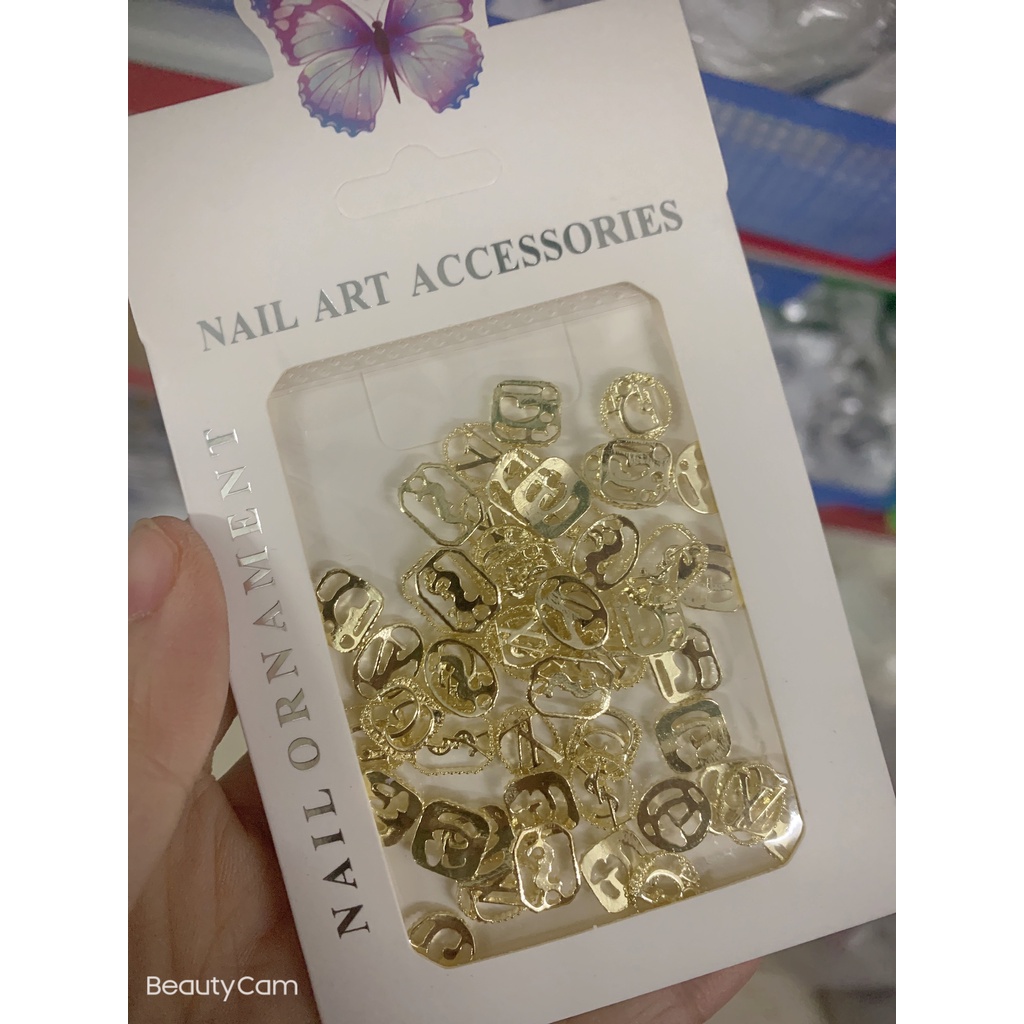 Set charm thương hiệu trang trí nail