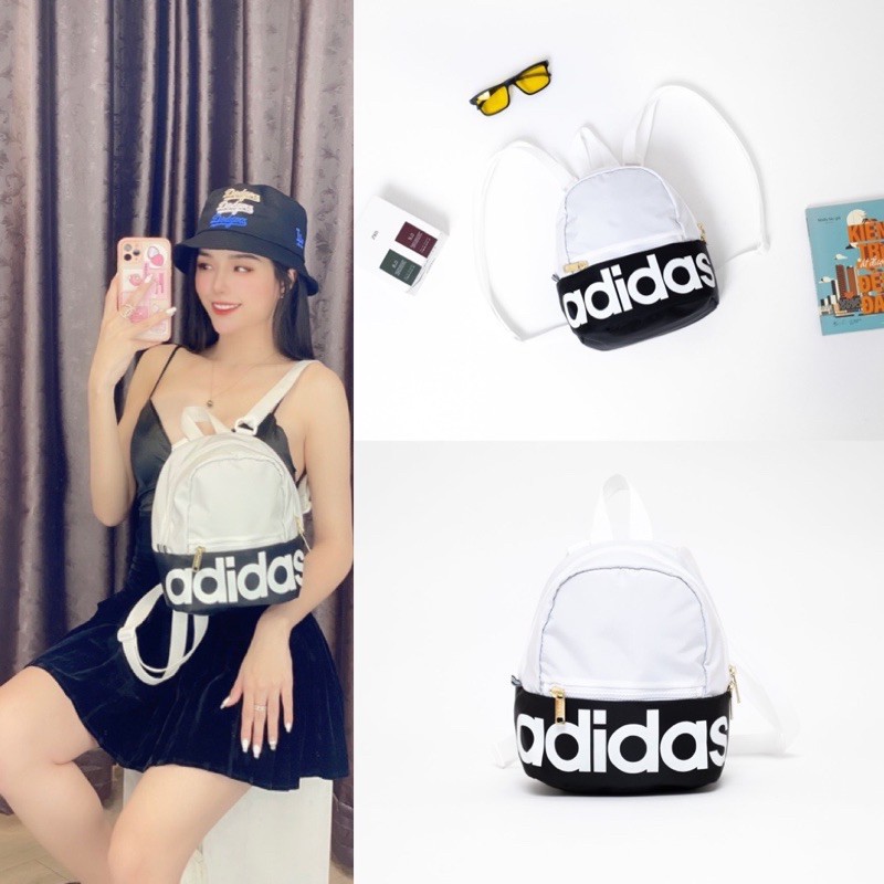 Balo Mini Adidas B194 Linear Mini Backpack White CM5561 Full Tag Code