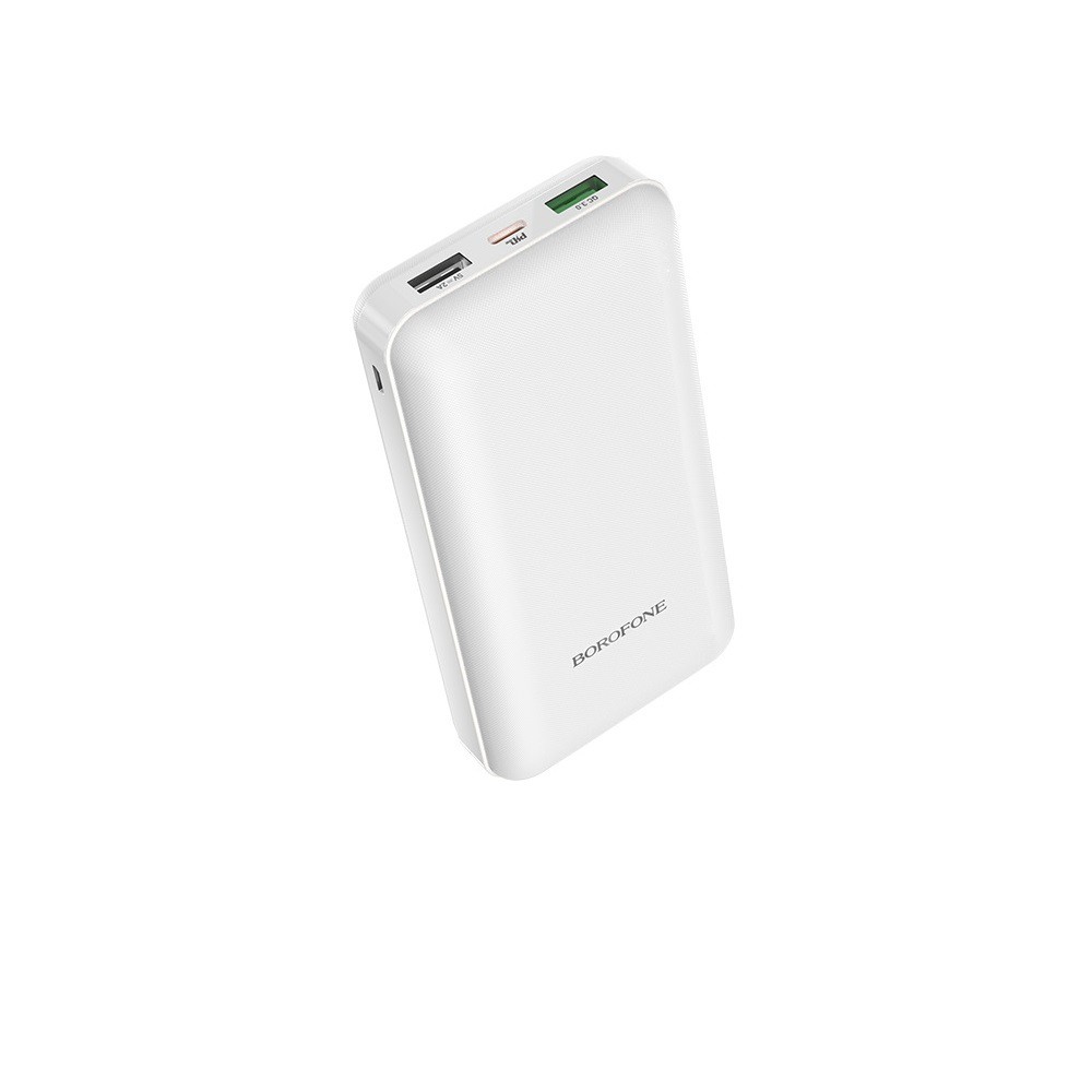 Pin sạc dự phòng Borofone BT26A Super 20000mAH hỗ trợ QC3.0 và PD Type-C, 2 cổng Input