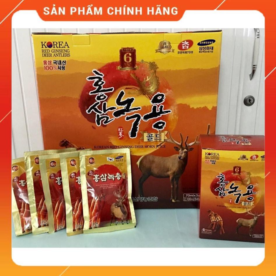 Nước Hồng Sâm Nhung Hươu Hàn Quốc, Hộp 30 gói