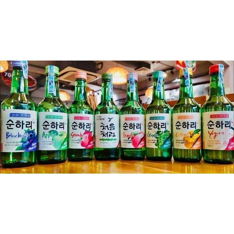 Soju Chum Churum Trái Cây Hàn Quốc Đủ Vị