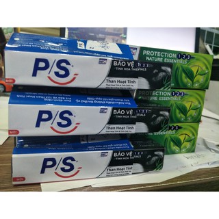 Kem đánh răng P/S trà xanh 190g tặng P/S than hoạt tính 30g