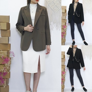 Áo blazer 2 lớp, Áo vest nữ dáng rộng, cam kết chất đẹp mã A2013