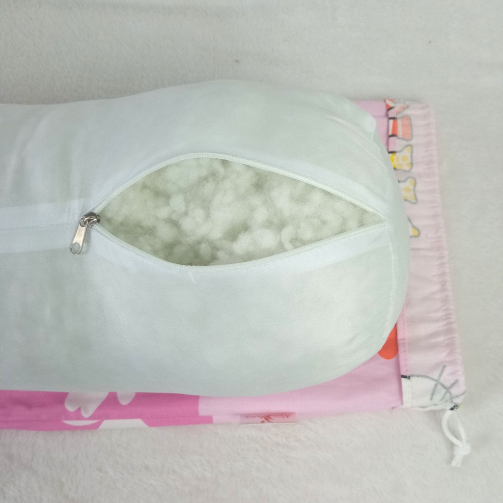 Ruột gối ôm hơi gòn 100% polyester chất lượng cao các size từ nhỏ đến lớn - độ dài 60CM, 70CM, 80CM, 100CM