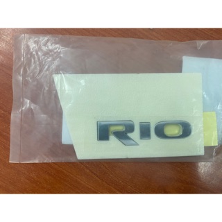 Chữ rio dán xe kia rio
