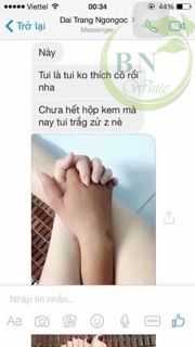 BỘ KEM BODY Ủ TRẮNG BN WHITE