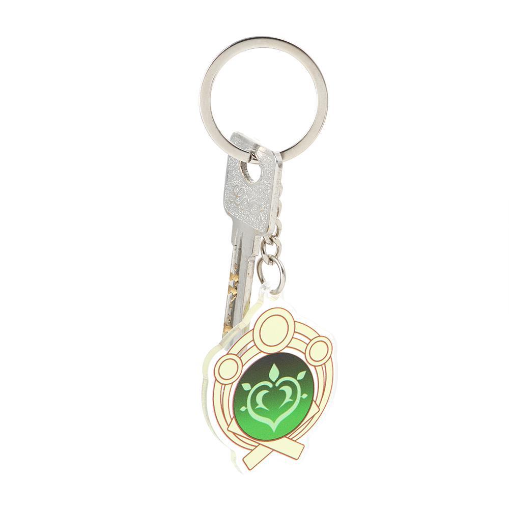 MELODG Móc Khóa Hình Nhân Vật Anime God 'S Eye Element Vision Thời Trang