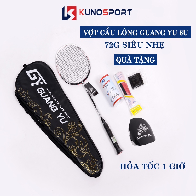 Vợt Cầu Lông Guangyu 6U 72g siêu nhẹ khung carbon công thủ toàn diện KUNOSPORT (số lượng 1 Cây) V04