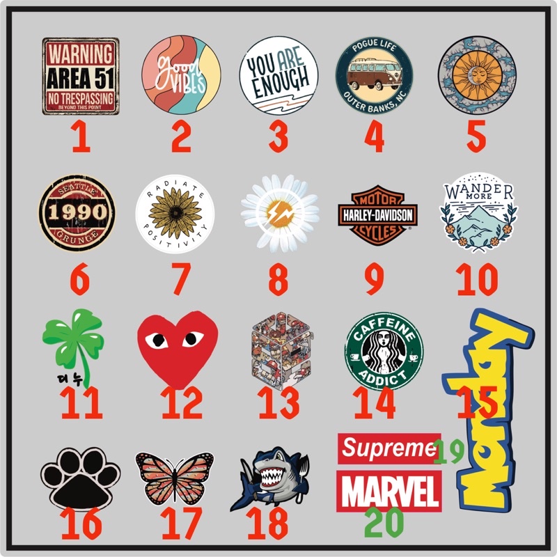 - Decal Logo Sticker Patch in áo ủi trực tiếp lên vải hình