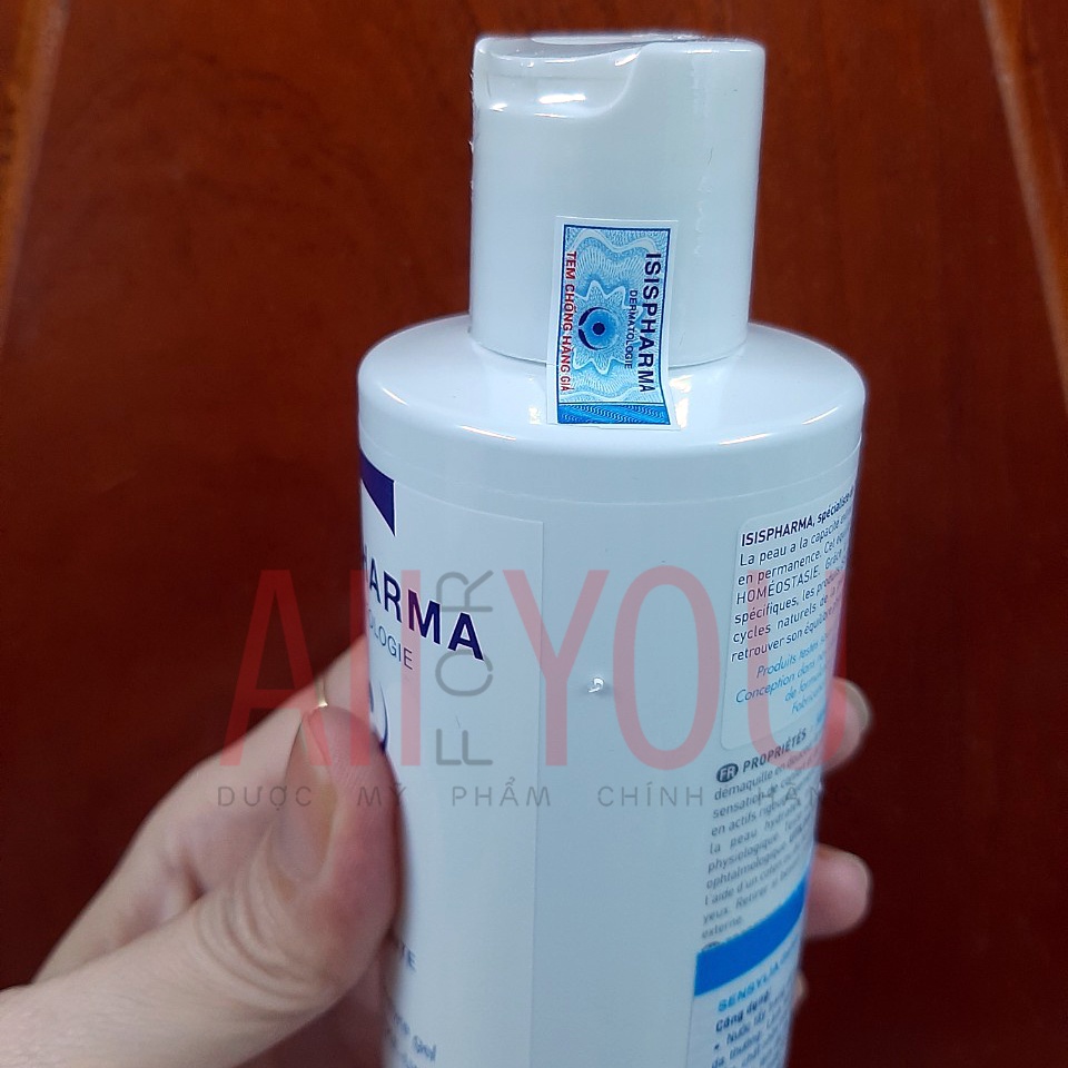 [CHÍNH HÃNG CÓ TEM - DATE 1/2025] ISIS PHARMA Sensylia Gelée 250mL - Gel Tẩy Trang Dành Cho Da Nhạy Cảm Và Da Thường