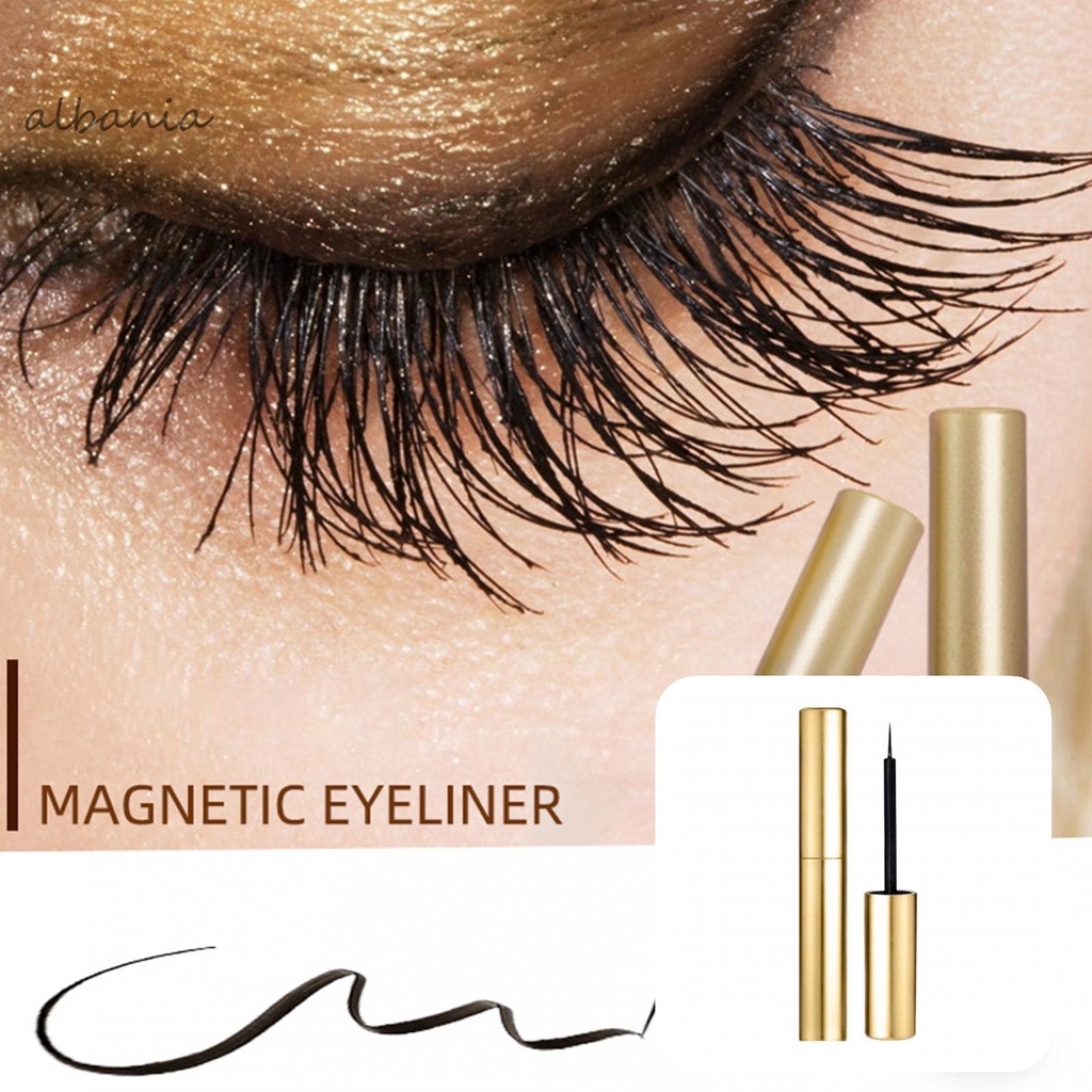 Bút kẻ mắt dạng lỏng màu đen từ tính nhanh khô tiện dụng | BigBuy360 - bigbuy360.vn