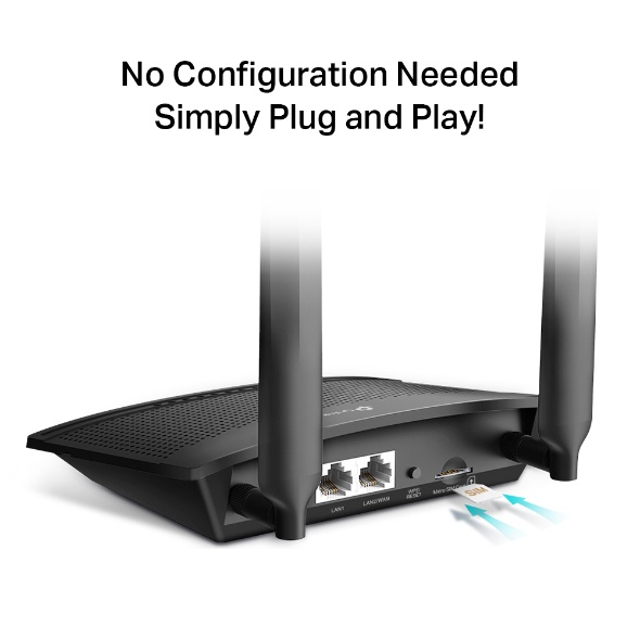 Bộ phát Wi-Fi 4G LTE Chuẩn N Tốc Độ 300 Mbps Tp-link TL-MR100 - Hàng Chính Hãng