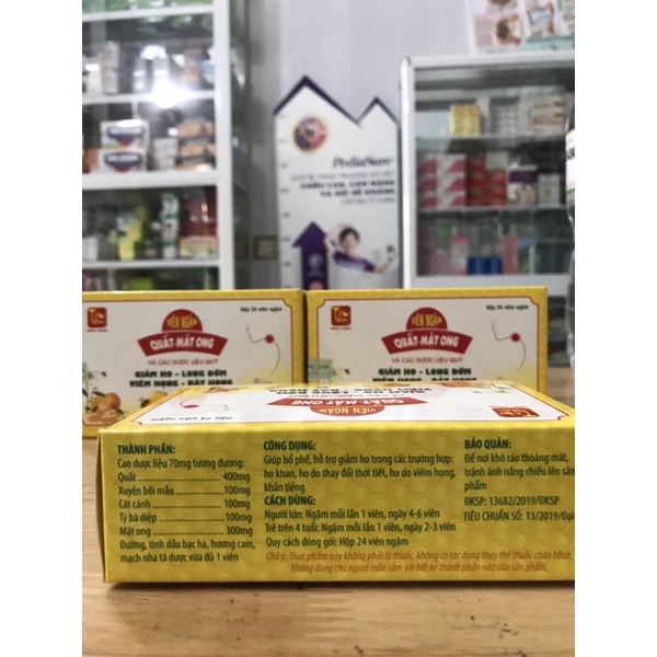 VIÊN NGẬM QUẤT MẬT ONG TÂM VIỆT  - HÀNG CHÍNH HÃNG