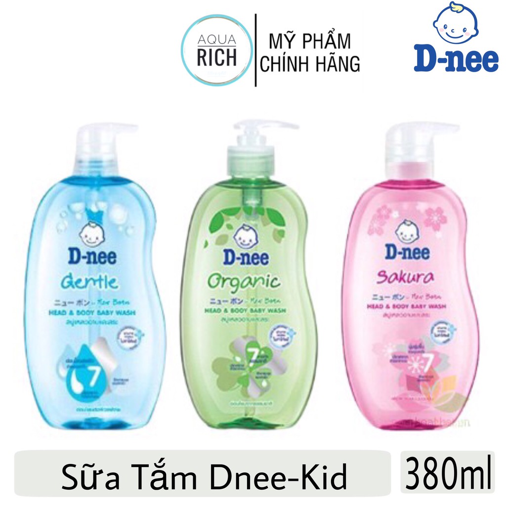 Sữa Tắm Toàn Thân Dnee Dành Cho Bé Thái Lan - 380ml