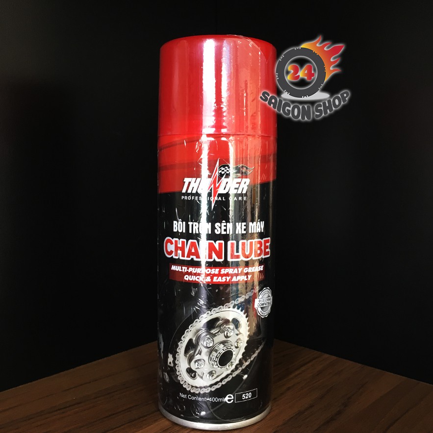 XỊT DƯỠNG SÊN THUNDER CHAIN LUBE 400ML