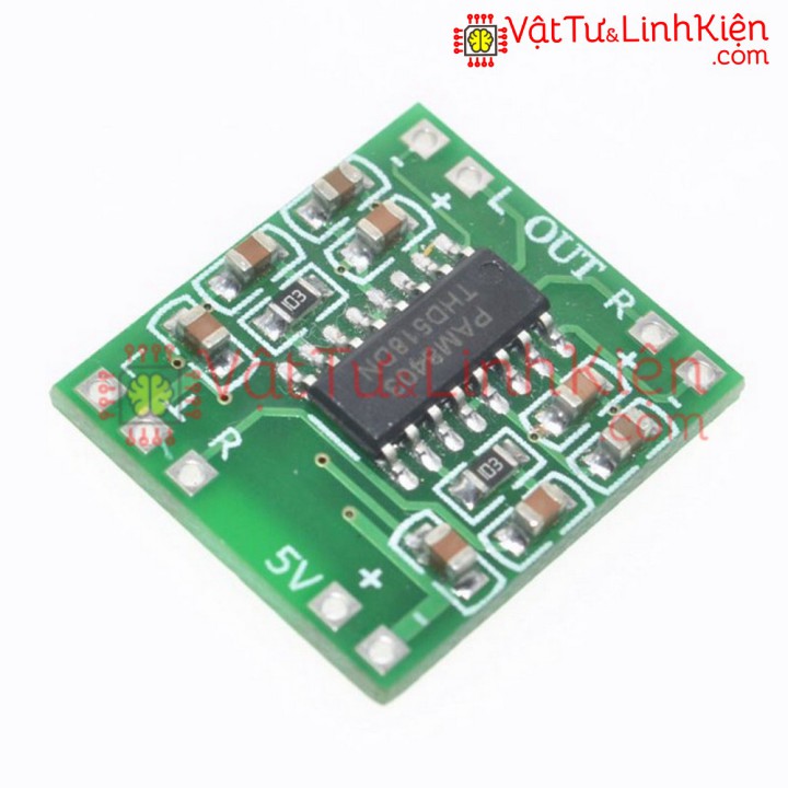 2 cái Mini 2 * 3W Class D Bảng mạch khuếch đại công suất kỹ thuật số 2.5-5V Bộ nguồn USB PAM8403 Mô-đun khuếch đại âm th