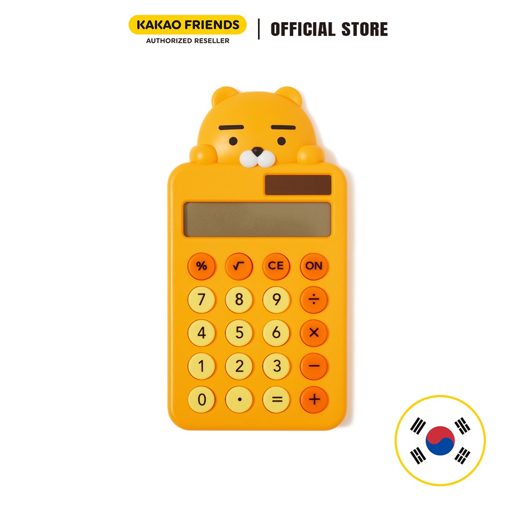 Máy Tính Cầm Tay Kakao Friends Ryan Màu Cam