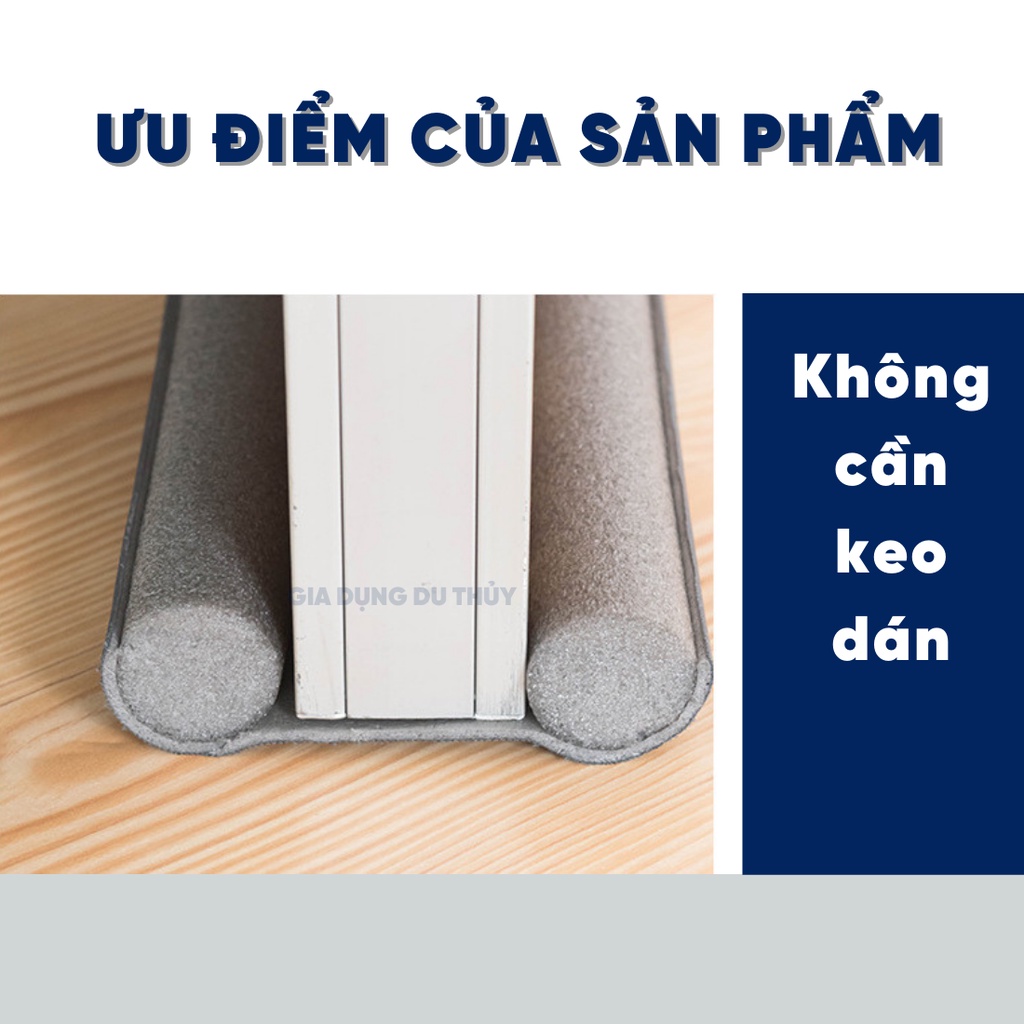 Thanh xốp chặn khe cửa ngăn muỗi, côn trùng loại dài 95 cm của tổng kho gia dụng du thủy