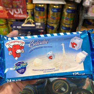 Phô mai vuông BELCUBE vị sữa 125g 24 viên mẫu mới date 7/2024