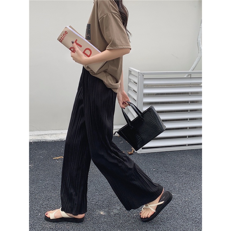 Quần Dài Ống Rộng Lưng Cao Tôn Dáng Hợp Thời Trang 49258