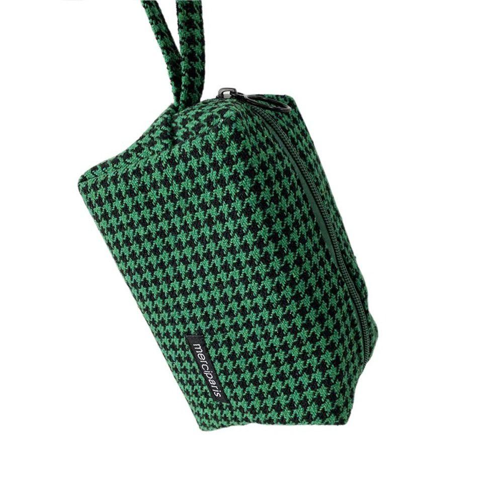 Ví Đựng Bút Chì / Đồ Trang Điểm Bằng Polyester Sức Chứa Lớn Có Dây Đeo Cổ Tay Làm Quà Sinh Nhật Cho Bạn Nữ