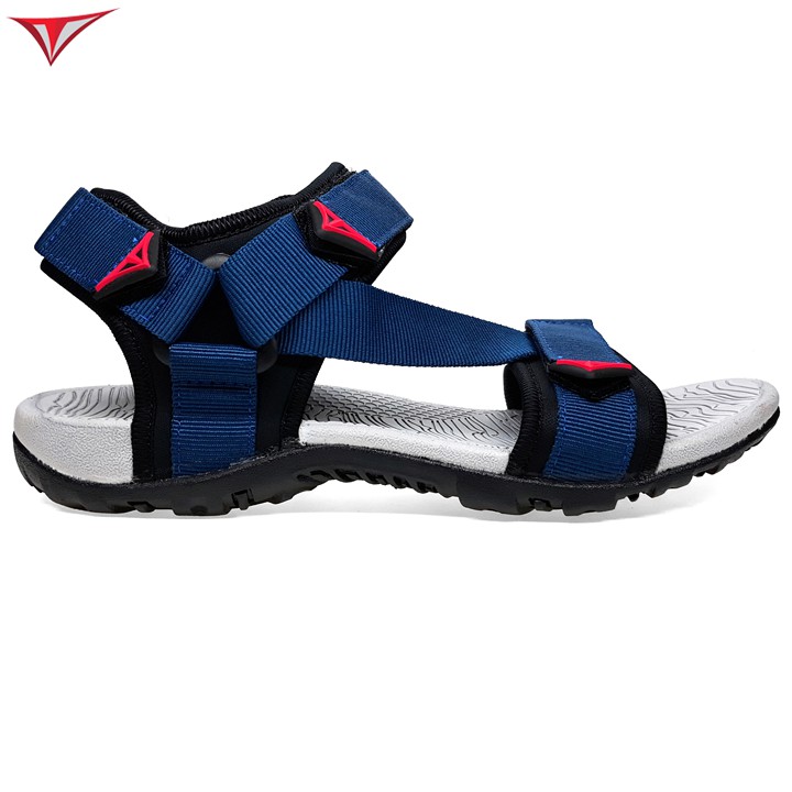 [Fullbox] Giày Sandal Việt Thủy Hai Quai Chéo Nam Nữ Xanh Dương - VT017