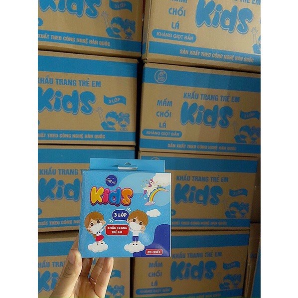 Hộp 20 chiếc Khẩu Trang Trẻ Em AN PHONG HD KIDS (Từ 1-3 Tuổi)