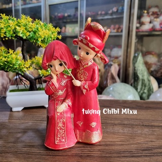Cặp Tân Lang - Tân Nương mẫu Vén Rèm E Thẹn