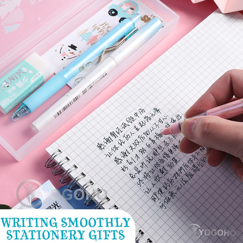 Bộ 8 Bút Mực Gel Thiết Kế Dễ Thương Cho Học Sinh