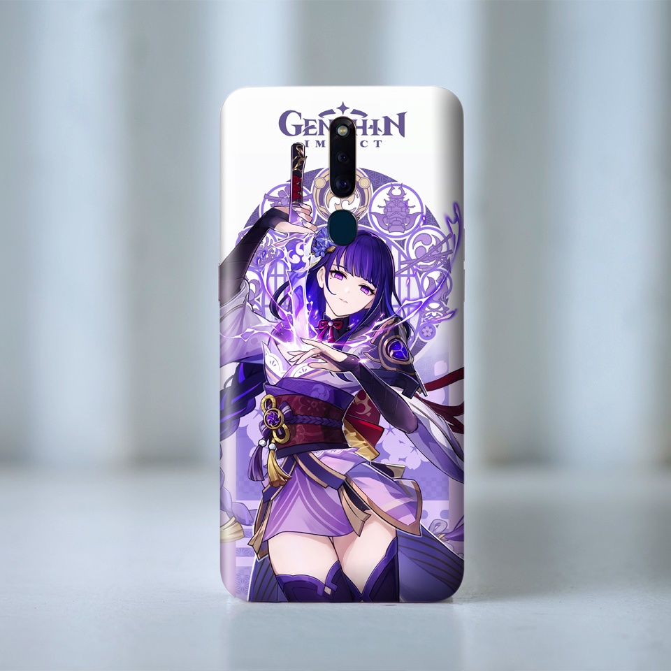 Miếng Dán Skin Điện Thoại In Hình Raiden Shogun - Genshin Impact Cho Các Dòng Máy