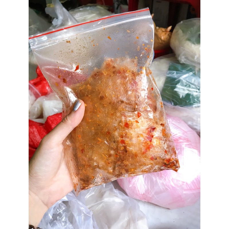 Bánh tráng me siêu cay cấp độ 7