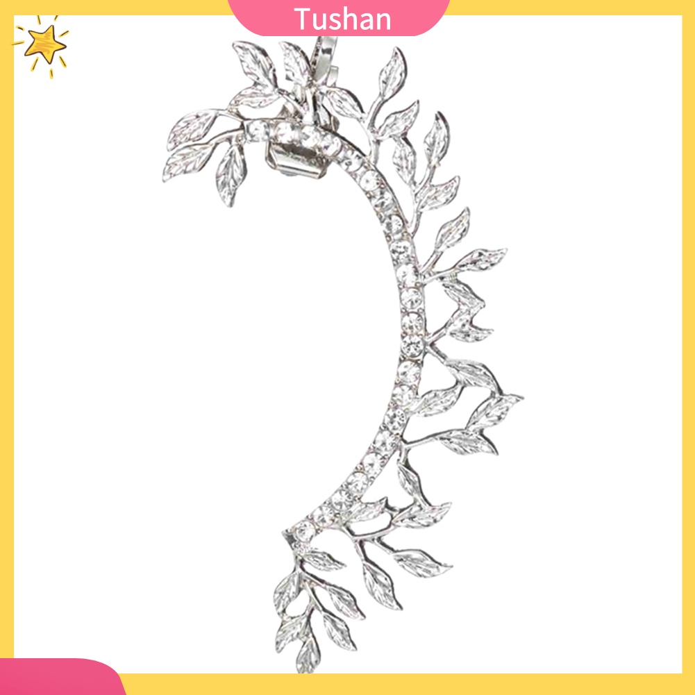 Khuyên vành tai đính đá phong cách vintage thời trang cho nữ