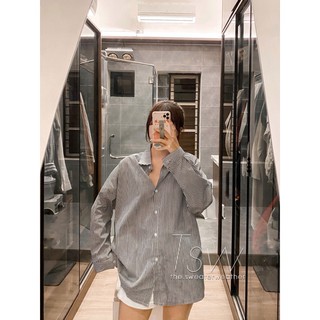 Áo sơ mi kẻ oversize TSW (Ảnh thật)