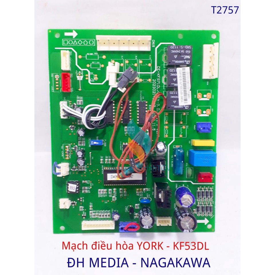 Bảng mạch điều khiển YORK - KF53DL thay thế cho Điều hòa MEDIA-NAGAKAWA