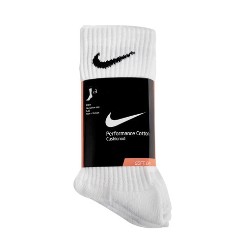 Vớ Cổ Cao Nam NIKE TRAINING PERFORMANCE COTTON (Đen) Chính Hãng - (SIZE 6 đến 8)