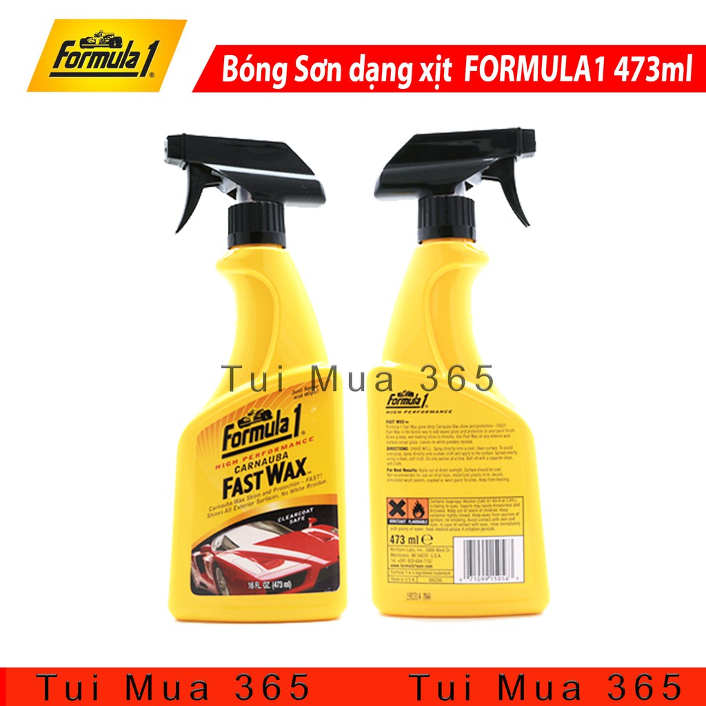 Dung Dịch Bóng Sơn Dạng Xt FORMULA 1 cho Ôtô và xe máy 473ml