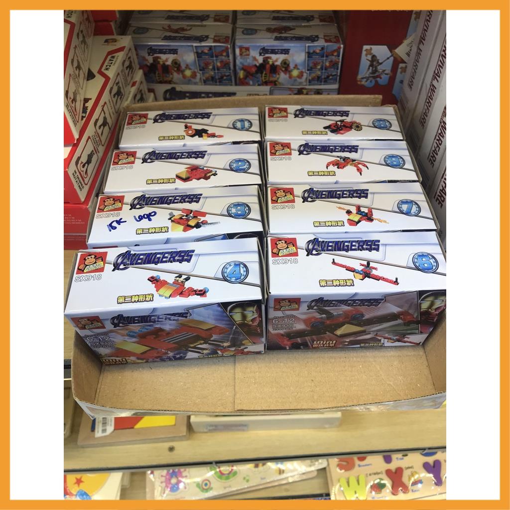 BỘ ĐỒ CHƠI XẾP HÌNH Mô Hình Lego Người Sắt, Lắp Ráp Mô Hình Iron Man