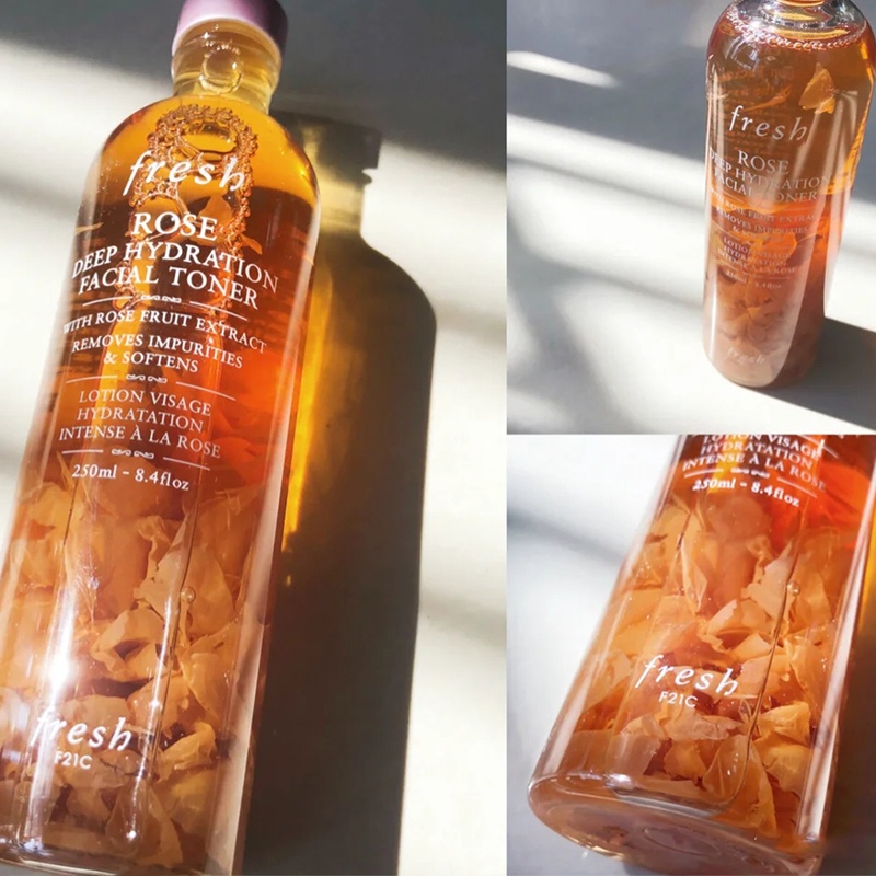 Nước Cân Bằng Da Giữ Ẩm Chuyên Sâu - Fresh Rose Deep Hydration Facial Toner 250ml