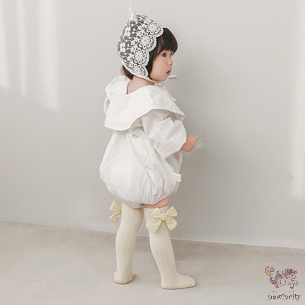 Vớ Đính Nơ Xinh Xắn Phong Cách Hàn Quốc Dành Cho Bé Gái