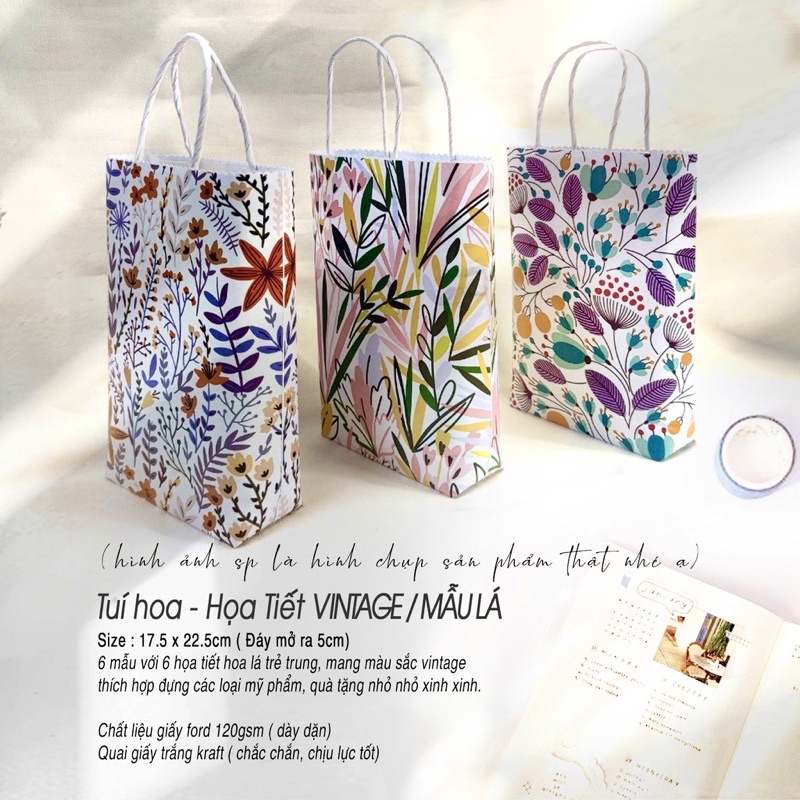 Túi Đựng Quà Tặng Đa Năng 17.5x22.5cm đáy 4cm