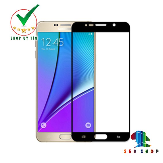 Kính cường lực 21D và 9D cho Samsung Galaxy Note 5 Full màn hình - Cảm ứng mượt mà