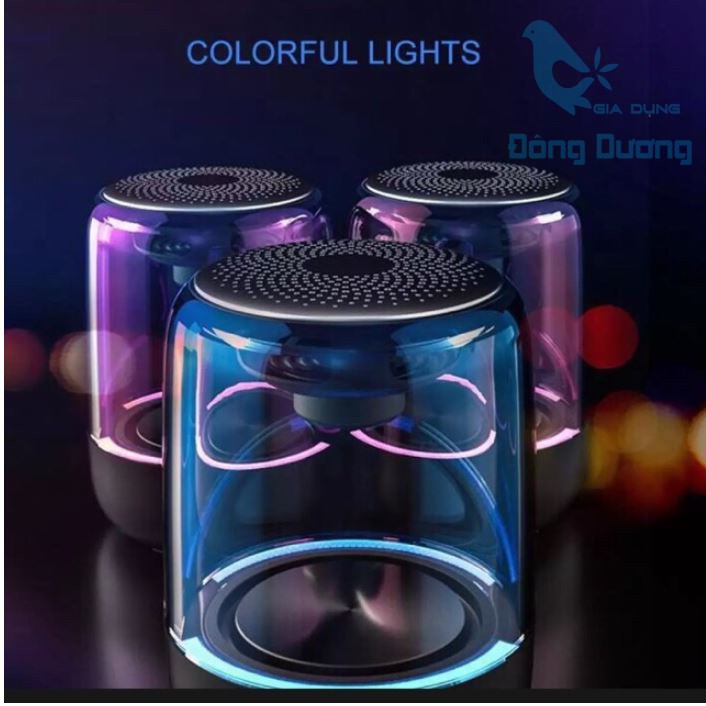 Loa Bluetooth C7 đèn Led độc đáo trong suốt C7