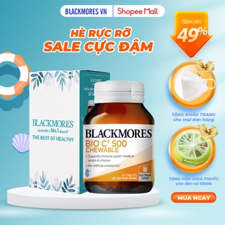 Viên uống Vitamin Bio C 500mg Blackmores Úc 50 viên, giúp tăng cường đề kháng
