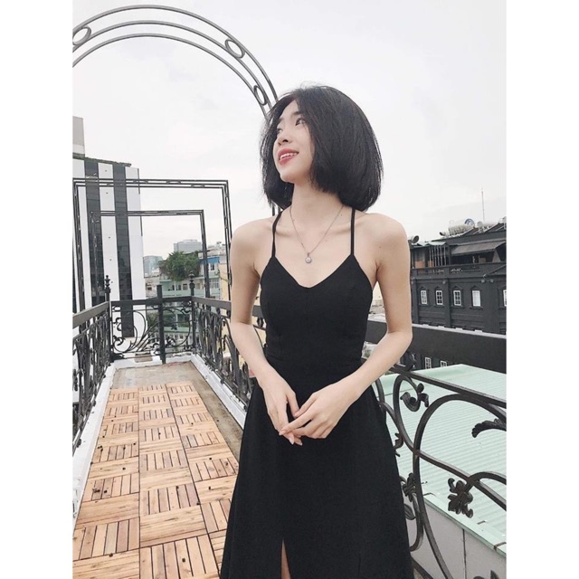 Đầm maxi đi biển dáng dài, đầm maxi xẻ tà | BigBuy360 - bigbuy360.vn