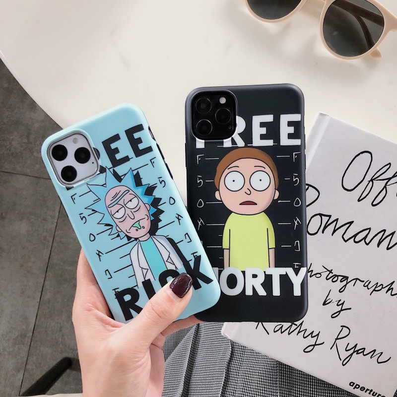 Ốp Điện Thoại In Hình Rick & Morty Cho Iphone 12 Pro Max 11 Pro Max X Xr Xs Max 7 8 Plus